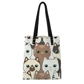 Noisydesigns ženske torbice priložnostne veliko žensk torba Ragdoll Mačke vrečke ženske Šola visoka kakovost 2018 Potovalne Torbe