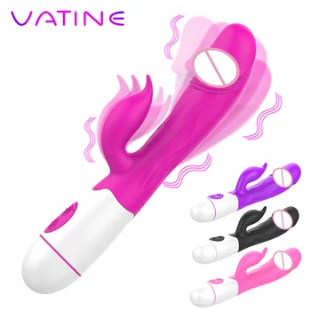 VATINE G Spot Vibrator Rabbit Vibrator 30 Dvojno Hitrost Vibracij Ženski Masturbator Vagine, Klitoris Massager Sex Igrače Za Ženske