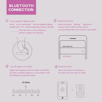 3 USB Avto Bluetooth 5.0 Prostoročno Sprejemnik Atmosfere Svetlobe MP3 Predvajalnik 5V 2.1 VH99