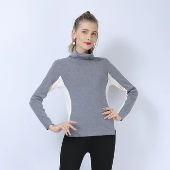 2020 jesenski in zimski pulover ženske turtleneck kup pulover vse-tekmo korejskem slogu puloverju slim znanja majica z dolgimi rokavi