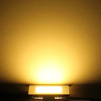 LED Stropna Luč, 3-25 W Toplo Bela/Naravno Bela/Hladno Beli Kvadrat Ultra tanek led panel svetlobe AC85-265V LED Navzdol Svetlobe
