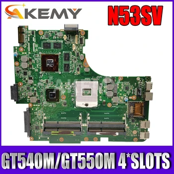 90R-N1QMB1300Y N53SV Mainboard REV.2.2 Za ASUS N53S N53SV N53SN N53SM DDR3 za Prenosnik motherboard GT540M/GT550M GPU 4*SLOTS