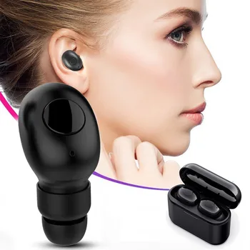 Ouhaobin Mini Pravi Brezžični Čepkov Slušalke Bluetooth5.0 HI-fi Stereo Slušalke V Ušesu Za sumsung za šport