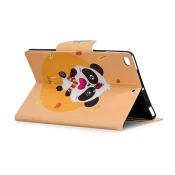 Novo Majhen Tableta Ohišje Za iPad Zraka Primeru Primeru Panda Samorog Smart Stojalo Coer Za iPad Zraka 2 Primera Funda Za iPad Zraka 2 1 + Pen