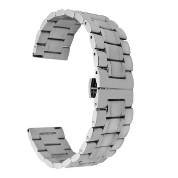 Iz nerjavečega Jekla Watch Band 20 mm 22 mm za CK Calvin Klein Hitro Sprostitev Kovinski Trak Zanke Zapestje Pas, Zapestnica Črna Srebrna Zlata