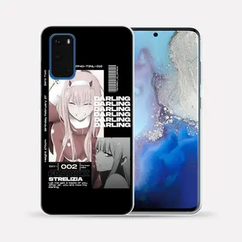 Nič Dveh Draga FranXX Anime Primeru Telefon Za Samsung S20 FE S10E S9 S10 Plus Opomba 20 Ultra 10 Lite Pro Mehki Silikonski Pokrov