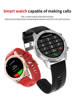 F50 Pametno Gledati Bluetooth Klic po Meri Izbiranje Moških Srčni utrip Fitnes Tracker Ženske Nosljivi Naprave Zapestnice PK DT78 F35 L11 Y20