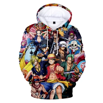 Novo enem kosu 3D hoodies moški/ženske Vroče Prodajo Fashion Klasičnih Anime Harajuku sweatshirts enem kosu blagovne Znamke, ki so Hoody priložnostne vrhovi