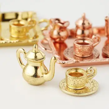 Miniaturni hrane play scene model Lutka hiša pribor vzorec čaj, Mini set G3X8