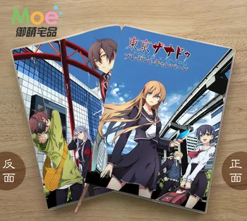 Anime Tokyo Xanadu Slika Študent Pisalni Papir Prenosni Občutljivo Zaščito Za Oči Beležnica Dnevnik Memo Darilo