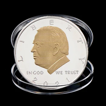 2021 Novo Leto Darilo Joe Biden Predsednik Spominski Kovanec Zbirateljske Kovance Zbirko Kovinskih Umetnostne Obrti 1pcs