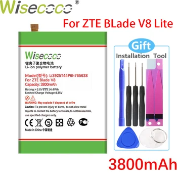 WISECOCO 3800mAh li3925t44p6h765638 Baterija Za ZTE BLade V8 Lite 5.0-palčni zaslon Telefona, ki je Na Zalogi Najnovejše Proizvodnje Visoke Kakovosti Baterije