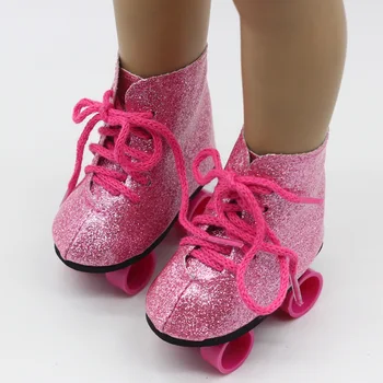 18 Inch Dekle Lutka Sneg Škornji Drsanje Šport Obutev Primerna 43 cm Baby Doll Drsanje Čevlji Za Otroke Najboljše Darilo