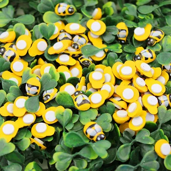 100 kozarcev Mini Čebel Ladybug Nalepke Diy Scrapbooking Velikonočni Okraski Za Dom Lesenih Stenskih Dekor Otroci Rojstni dan Odlikovanja