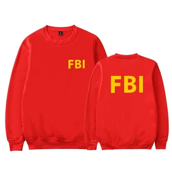 Novo FBI hoodie natisnjeni moda šport moški ženske capless Majica priložnostne krog vratu bombaž Dolgimi Rokavi pulover sweatshirts vrhovi