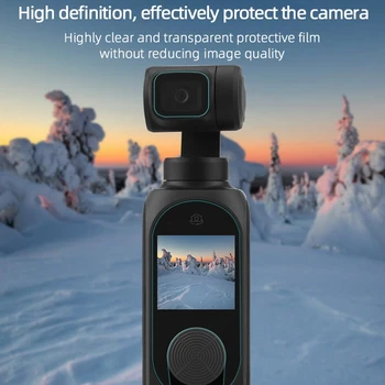 2 Nastavite Fotoaparat Objektiv Zaščitno folijo za Fimi Palm 2 HD, Kaljeno Steklo Screen Protector Gimbal dodatno Opremo Fotoaparata