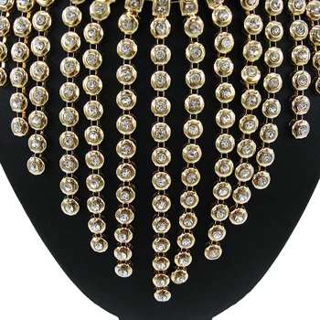 Izjava ogrlica 2018 moda biser nakit sklopov verige kristalno dubaj poročni nakit sklopov Letnik Dragulji, biseri Dodatki