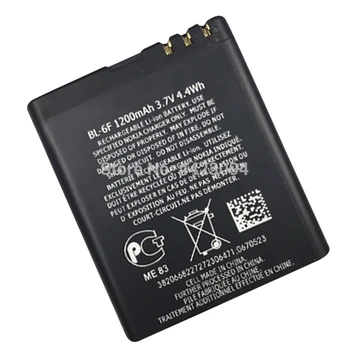 10PCS Visoke Kakovosti Telefon Baterija BL-6F '1200mAh Za Nokia 6788 N78 N79 N95 6788 6788I BL 6F' Litij-Polimer Baterij