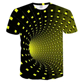 Majica s kratkimi rokavi moški Čisto Geometrijo t-Shirt Umetniške Plemenski 3D Tiskanja tShirt Poletnih Modnih Oblačil Tees Srajca Camisas Za Unisex