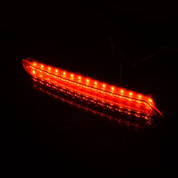 2Pcs Avto Rdeč LED Zadnji Odbijač Svetlobe Reflektorja Rep Zavore Svetilka Primerna Za Azijske Modele Honda Odyssey 2013 2012 2011 2010 2009