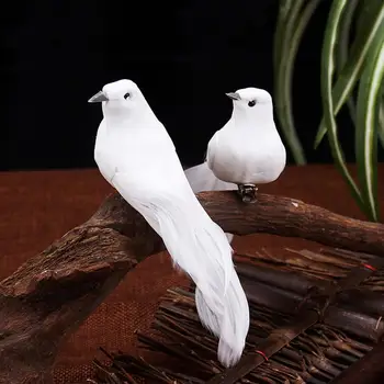 12Pcs Simulacije Ptica Pene Pero DIY Stranka Obrti Ornament Umetno Rekviziti