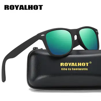 RoyalHot Aluminija, Magnezija moška sončna Očala Moških Polarizirana Premaz Ogledalo Očala, Moška Očala Pribor Za Moške in Ženske