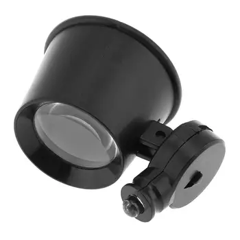 10X 20 mm Prenosni Ročni Mini ABS+Akril Leče Oči masko slog Lupa z LED Luči Starinsko Identifikacija/Watch/Popravila