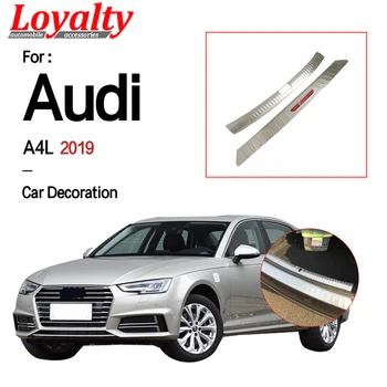 Lojalnost Za Audi A4L 2019 iz Nerjavečega Jekla Zadnji Odbijač Zaščitnik Vrata Polico Prtljažnik, Pokrov Trim Avto Styling Auto Dodatki