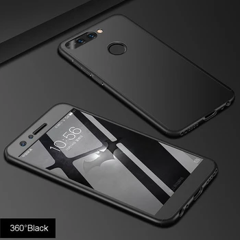 360 Trdi Primeru na Čast 7C Primeru za Huawei Honor 7C Primeru Zajema Kaljeno Steklo Celotno Zaščitno Telefon Primeru Čast 7C AUM-L41
