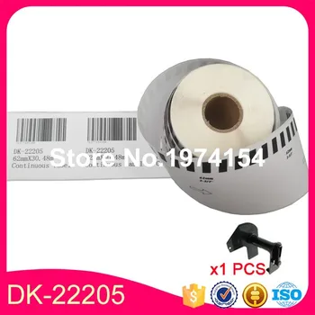 5 Polnjenje Zvitkih Združljiv DK 2205 2-7/16x100' toplotno občutljivega papirja