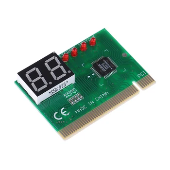 1PC 2 Digit PCI Post Card LCD Display PC Analyzer Diagnostic Card Motherboard Tester Computer Analysis Networking Tools SD&HI
