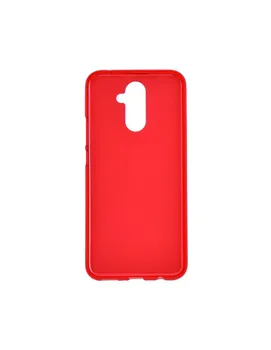 Rdeča gladka silikonsko ohišje za Huawei Mate 20 Lite