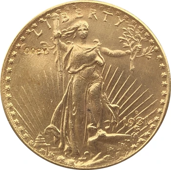 1931-D $20 St. Gaudens Kovanec Kopijo Brezplačna dostava