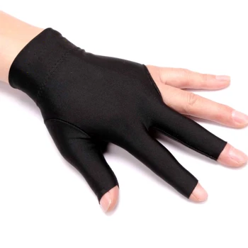 Spandex biljard rokavice biljard za tremi prsti rokavice high-end izpostavljena se nanaša na biljard rokavice Absorbirajo znoj Dihanje