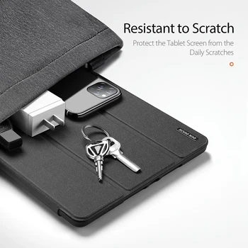 Za iPad 8 iPad 7 10.2 Tablični Primeru Flip Usnjena torbica za Tablične Stojalo Anti-Spusti Zaščitna Primeru Vgrajene v Imetnik Pero