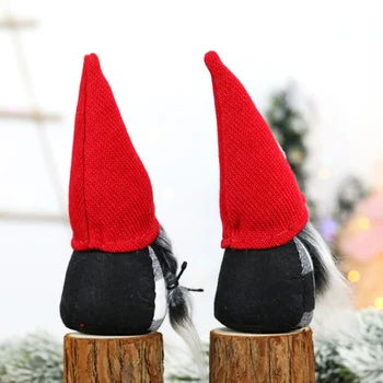 Božič Švedski Gnome Santa Plišastih Obešanje Lutk Xmas Tree Doma Stranka Ornament Viseči Okras Lutka Ornament Brezosebna GnomeHome