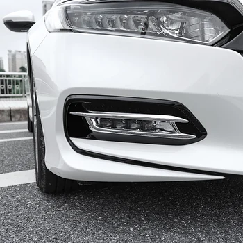 ABS Chrome Za Honda Accord 10. 2018 2019 Dodatki Avto Spredaj meglo lampshade Kritje Trim Nalepke avto styling 2pcs