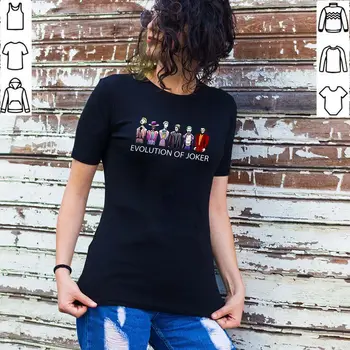 Razvoj Joker 1940-2019 Ženske T-Shirt