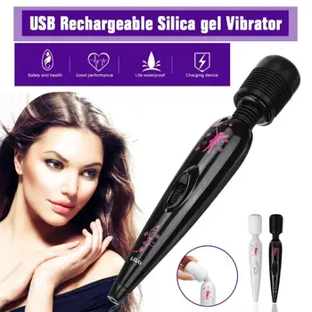 Žično/manj teen vibrator ženski spol igrača zmogljiv AV čarobno palico vibrator ženski velik penis klitoris massager