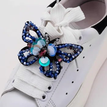 2pcs/veliko žensk čevlji cvet čevlji kristalno okraski šivanje na čevelj čare dodatki, torbe, klobuki, oblačila cvetje čare