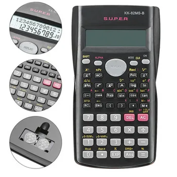 Prenosni Študent Znanstveni Kalkulator 2 Vrstici Zaslona 82MS-A Funkcije Elektronski Izračun Orodje Žepni Kalkulator