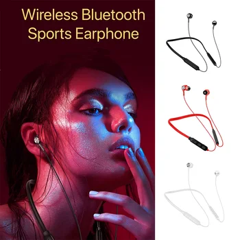 Bluetooth 4.2 Slušalke Pol V uho Tip Slušalke Stereo Brezžična Vodotesne Slušalke Vratu Visi Slušalkami za Xiaomi Huawei