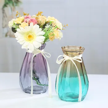 Mala Sveže Dekoracijo Vaza Pisani Dnevni Sobi Vaza Stekla Obrti Terarija Vaze za Cvetje Doma Dekor Dnevna Soba Dekoracijo