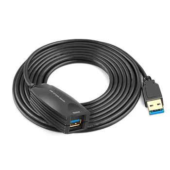5M USB 3.0 Moški-Ženski Kabel Podaljšek Podaljšek Žice Podatkovni Kabel z Signal Booster za Univerzalno PC Telefonsko Tipkovnico