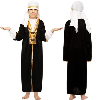 Purim Stranka Otrok, Arabski Arabskem Kostum Bližnjem Vzhodu Kostum Haljo fant Tradicionalni Halloween Carnival Cosplay arabski Kostumi