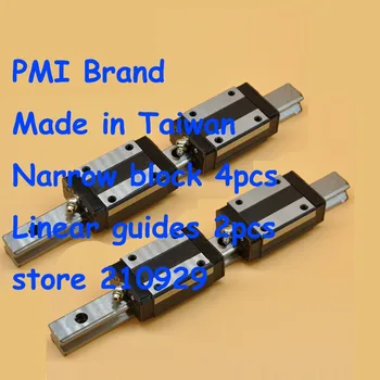 PMI Linearna vodila velikosti 1000 mm 2pcs + ozko blok MSA25S 4pcs