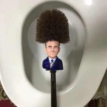Emmanuel Latinična Brosse WC Brosse de toilette Francija Predsednik Adut Ščetko Smešno