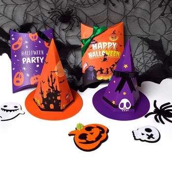 5pcs Halloween Candy Bag Trik Ali Zdravljenje Svinčnik Obliko bonboniera Darilo Vrečko Baby Tuš Rojstni dan Dobave Poroko Uslug