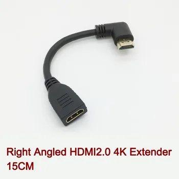 Kotne HDMI2.0 4K podaljšek l oblike hdmi gender changer kabel