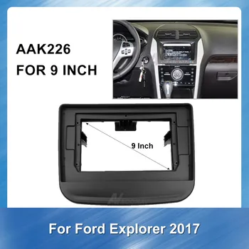 9-Palčni 2din Avto Auto Radio Večpredstavnostna fascijo Za Ford Explorer 2017 stereo plošče se uporabljajo za namestitev avto fizična tipka plošče dual
